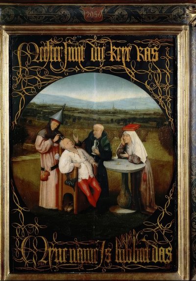 Il taglio della pietra da Hieronymus Bosch